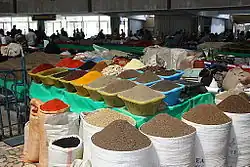 Image 64Selling spices at Chorsu Bazaar (from Chorsu Bazaar)