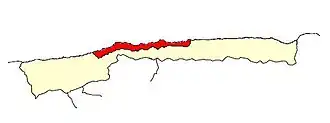 Map of Litoral Varguense conurbation