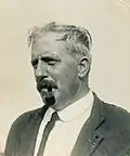 Ted Ray with familiar pipe