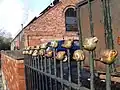 A further section of teddy bear railings