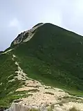 Mount Nishi-Tengu from Mount Higashi-Tengu
