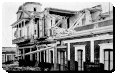 Destroyed brick homes in Mayagüez