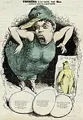 Caricature by André Gill (1869).
