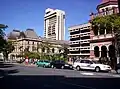 Parliament House and The Mansions George Street façade