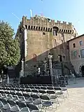 The Grimaldi castle museum in Haut-de-Cagnes