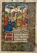 f. 80 Crucifixion with thieves