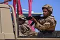 Egyptian Saiqa commando wears BK-3 helmet.