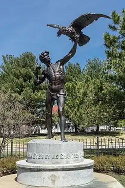 The Falconer, Roger Williams Park, Providence, Rhode Island. 1893.[7]