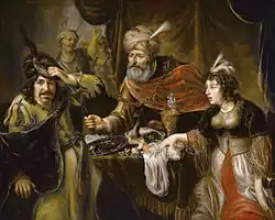 The Feast of Esther by Johannes Spilberg the Younger