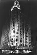 At night, ca. 1930.