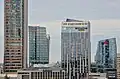 Facades of towers in Europa square