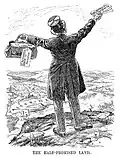 Rutenberg caricatured in Punch on 7 June 1922, whilst the concession was being actively discussed during the British House of Lords debates on the Mandate for Palestine.