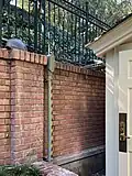 Electrical conduit outside The Haunted Mansion