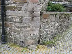 Jougs attached to Kirkcudbright Tolbooth, Kirkcudbrightshire