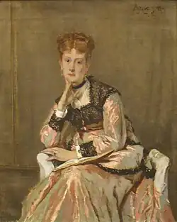 The Parisian Sphinx by Alfred Stevens (1870) San Diego Museum of Art