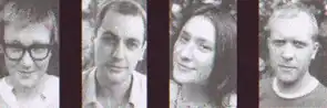 Left to right: Sharron Saddington, Dominic Luckman, Sarah Smith, and Craig Fortnam.[1]