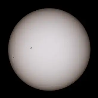 White ball of plasma