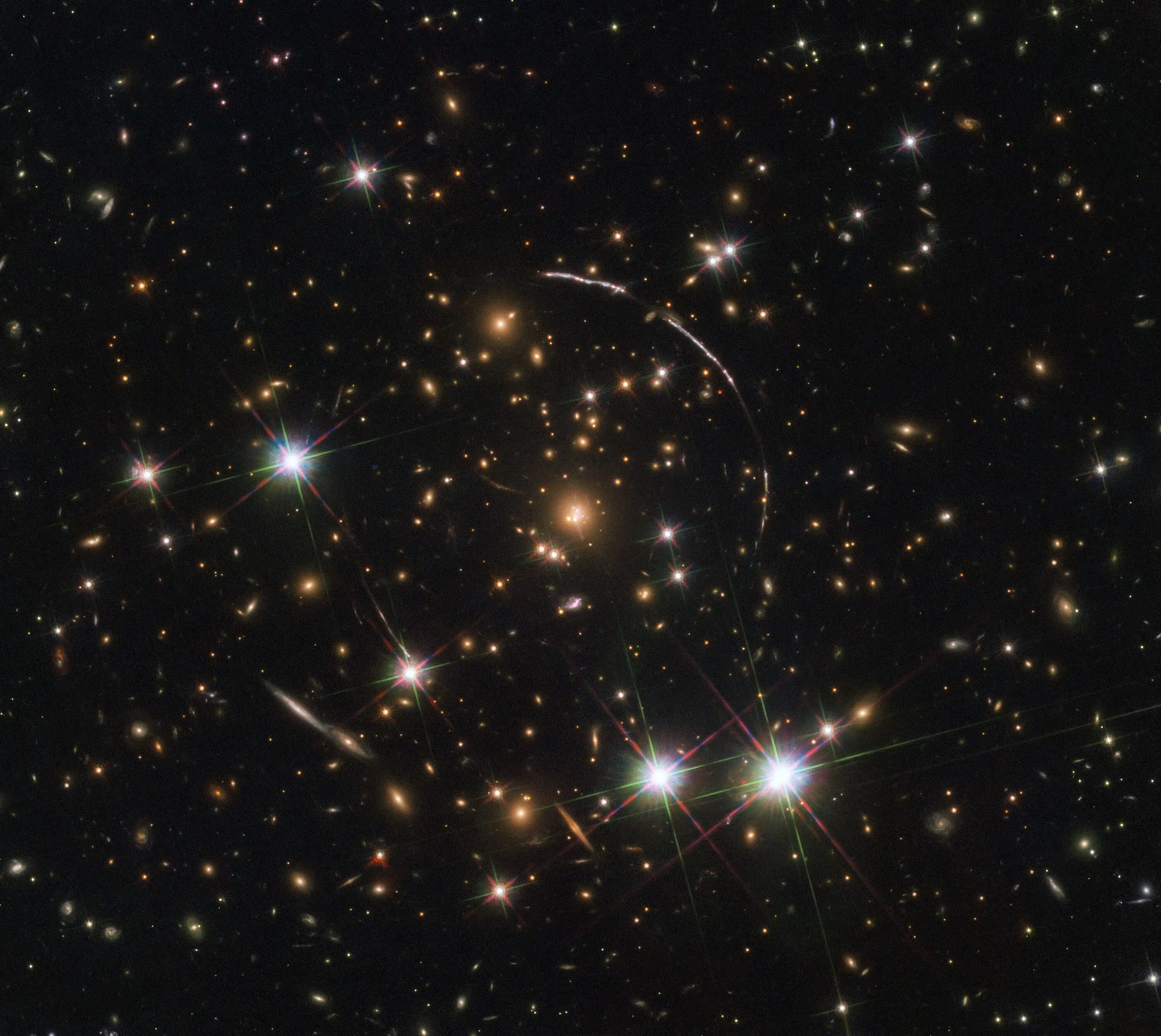 Sunburst Arc galaxy.[49]