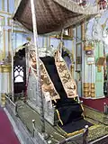 The Mimber used for Majlis (Mourning Congregation) during Muharram.