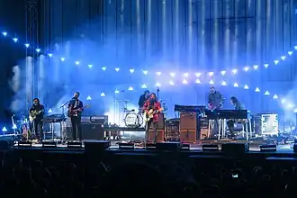 The group performing at the Hearst Greek Theatre in Berkeley, California, 2017