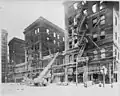 After the fire that destroyed the original hotel in 1918.