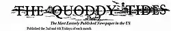 The Quoddy Tides header