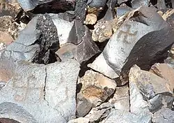 The petroglyph with swastikas, Gegham mountains, Armenia, circa 8,000 – 5,000 BCE[97]