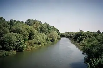 Körös near Mezőberény