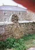 Fig. d22: the cross on the churchyard wall at Paul