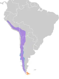 Map of range