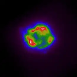 IXPE X-ray image of the supernova remnant Cassiopeia&nbsp;A