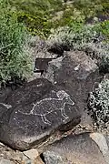 A glyph depicting an animal—possibly a sheep.