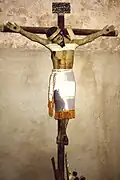 A very old Señor de la Misericordia given a modern loincloth.