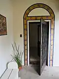 Tile doorway at the ranch.