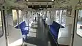 Interior view of a refurbished Tojo Line 10030 series set in February 2012