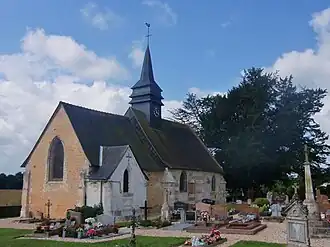 The church in Tocqueville