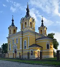 General view of the church