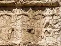 Indian soldiers on the tomb of Darius I (c.500 BCE)
