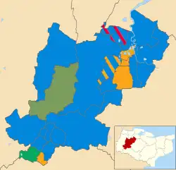 2019 results map