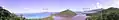 Panoramic View of Jost Van Dyke looking North West from above Smuggler's cove