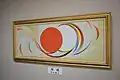 Toshiyuki Tanaka, 1982, Flying, model painting for a tapestry, Yamaguchi Government Office Building