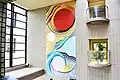 Toshiyuki Tanaka, 1988, Shining Sea, mosaic mural, Shunan City Tokuyama Health Center