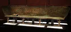Bronze recliner from Hochdorf