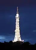 The metallic tower of Fourvière