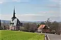 Church and rectory from the East