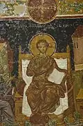 Christ teaching in the temple detail