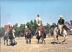 In horse riding events