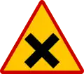 K-26 Intersection with priority to the right
