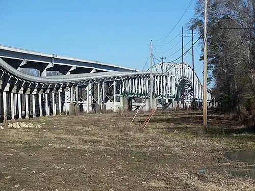 The Trammell Bridge owes its distinctive design to its mix of old and new elements.
