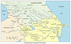 Color-coded map